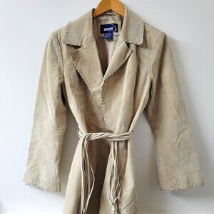 Hipster Tan Leather Jacket